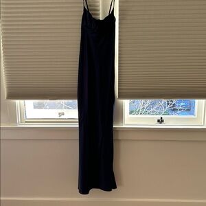 Elegant Navy Maxi Dress